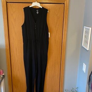 Sonoma Black Sleeveless Jumpsuit